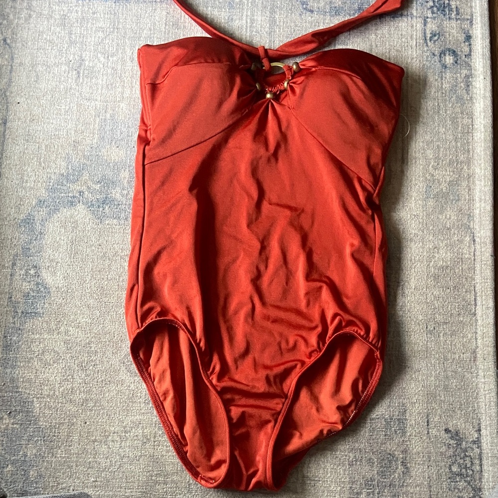 SEAFOLLY one piece swim suit- burnt orange Color